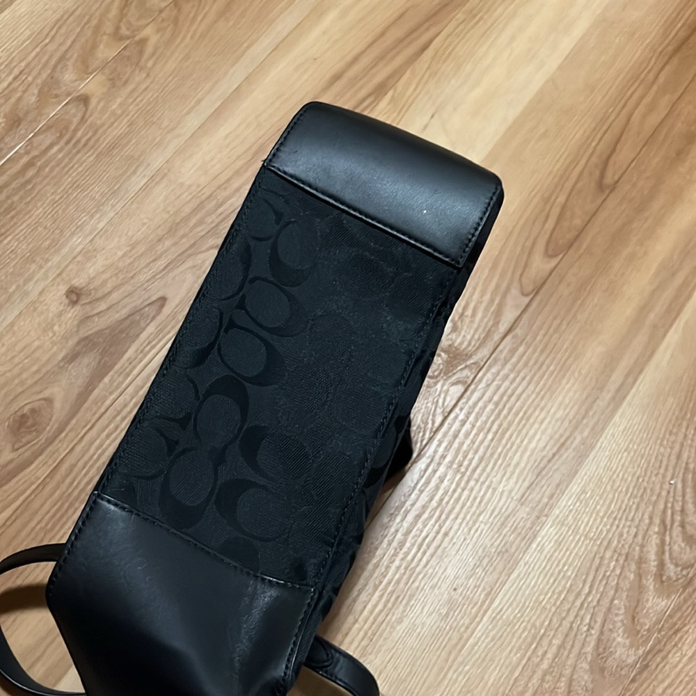 Coach Black Signature Tote Bag - Picture 9 of 13